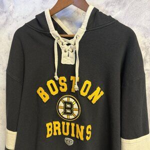 Old Time Hockey Boston Bruins Hoodie Sweatshirt Mens Large Black NHL OTH